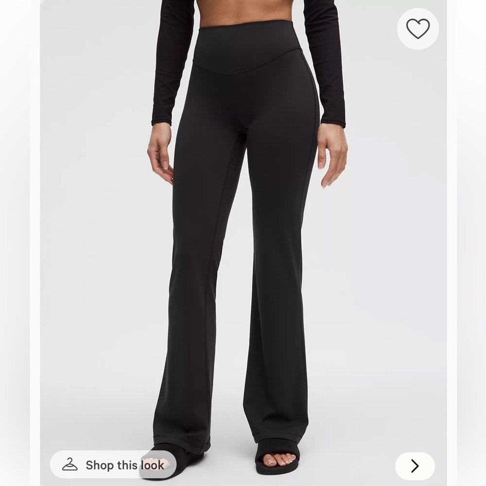 Women's Lululemon Wunder Under Wide Leg Flare Pants 34’